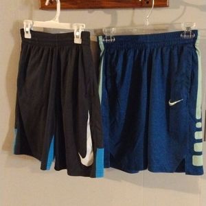 2 Pair Youth LG Dri-Fit Nike Basketball / Athletic Shorts